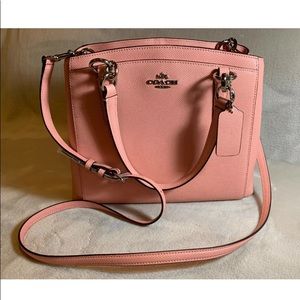 Coach Purse, Genuine Leather, Pink